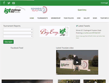 Tablet Screenshot of igtgolf.org